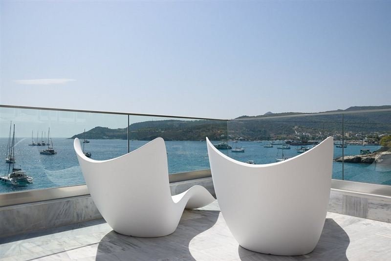 Arrive and settle in at Agia Marina